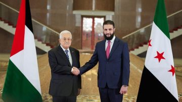 الرئيس السوري يستقبل نظيره الفلسطيني في دمشق (صور فيديو) الرئيس السوري يستقبل نظيره الفلسطيني في دمشق (صور فيديو)