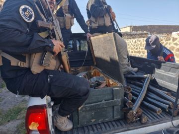 جهاز الأمن العام يطلق حملة لملاحقة المجرمين في منطقة اللجاة شمال درعا