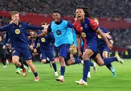 برشلونة يطفئ انتفاضة الريال ويتوج بكأس ملك إسبانيا برشلونة يطفئ انتفاضة الريال ويتوج بكأس ملك إسبانيا
