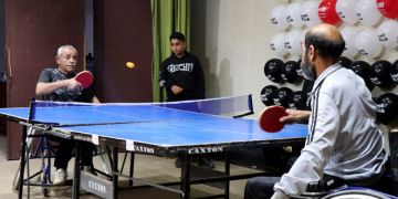 مشاركة فاعلة لرياضيي ذوي الاحتياجات الخاصة ببطولة الإرادة لكرة الطاولة في درعا
