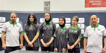 منتخب سوريا لكرة الطاولة للشابات يتأهل إلى المباراة النهائية في تصفيات غرب آسيا المؤهلة لبطولة آسيا