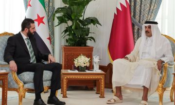 الشرع في الدوحة.. مباحثات مع أمير قطر