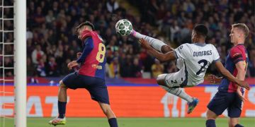 لقاء برشلونة مع إنتر ميلان ينتهي بتعادل مثير