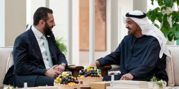 الشرع من الإمارات: نرغب بشراكات استراتيجية مع الأشقاء في الخليج الشرع من الإمارات: نرغب بشراكات استراتيجية مع الأشقاء في الخليج