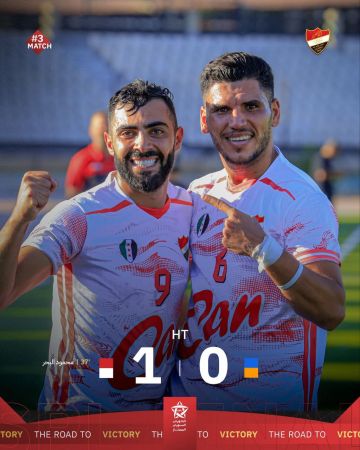 أهلي حلب ينهي الشوط الأول متفوقاً على الكرامة بهدف دون رد، وقع عليه محمود البحر عند الدقيقة 37 أهلي حلب ينهي الشوط الأول متفوقاً على الكرامة بهدف دون رد، وقع عليه محمود البحر عند الدقيقة 37