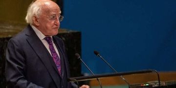 رئيس إيرلندا يدعو غوتيريش إلى تفعيل الفصل السابع ضد إسرائيل رئيس إيرلندا يدعو غوتيريش إلى تفعيل الفصل السابع ضد إسرائيل