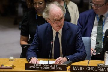 المبعوث الأممي إلى سوريا يعلن الاستقالة من منصبه المبعوث الأممي إلى سوريا يعلن الاستقالة من منصبه