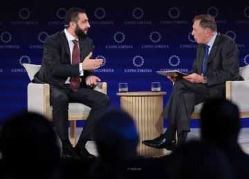 هذا ما طرحه الرئيس الشرع في قمة كونكورديا حول حاضر ومستقبل سوريا هذا ما طرحه الرئيس الشرع في قمة كونكورديا حول حاضر ومستقبل سوريا