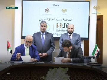 سورية والأردن يوقعان اتفاقية لتوريد الغاز الطبيعي لتعزيز استقرار منظومة الطاقة السورية