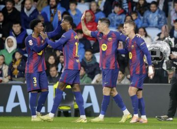 برشلونة يحقق فوزا ثمينا على ملعب سيلتا فيجو ويقلص الفارق مع المتصدر ريال مدريد