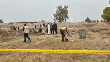 التحقق من موقع مشتبه به كمقبرة جماعية في الرقة