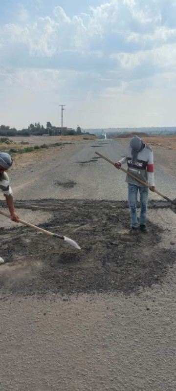 مجلس بلدة الهرموشية يواصل جهوده لتحسين واقع الطرق العامة مجلس بلدة الهرموشية يواصل جهوده لتحسين واقع الطرق العامة