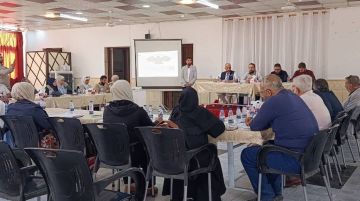 مجلس المرأة السورية في دير الزور يشارك في اجتماع تنسيقي لبحث أوضاع العائدين من مخيم الهول مجلس المرأة السورية في دير الزور يشارك في اجتماع تنسيقي لبحث أوضاع العائدين من مخيم الهول