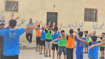 افتتاح أكاديمية الفرات للناشئين بكرة القدم في بلدة المراشدة بالبوكمال 