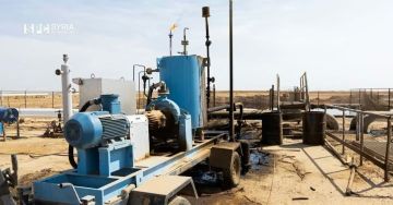 الشركة السورية للبترول تبدأ تأهيل المضخة 255 في حقل التيم النفطي بدير الزور الشركة السورية للبترول تبدأ تأهيل المضخة 255 في حقل التيم النفطي بدير الزور
