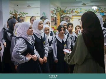 زيارة تعليمية لطلاب مدرسة القمة إلى مكتبة الطفل بمديرية الثقافة في دير الزور زيارة تعليمية لطلاب مدرسة القمة إلى مكتبة الطفل بمديرية الثقافة في دير الزور