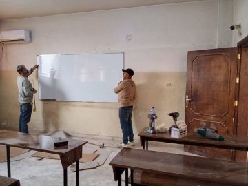 إطلاق حملة تطوعية لتجهيز مباني عدد من الكليات استعدادا لاستقبال الطلبة إطلاق حملة تطوعية لتجهيز مباني عدد من الكليات استعدادا لاستقبال الطلبة