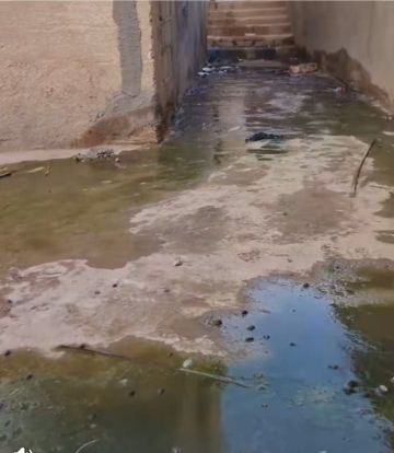 حي الوادي في البوكمال.. طوفان الصرف الصحي يهدد صحة الأهالي ومنازلهم حي الوادي في البوكمال.. طوفان الصرف الصحي يهدد صحة الأهالي ومنازلهم