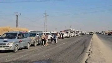 القافلة الخامسة تغادر مخيم الطلائع نحو رأس العين وريفها وعلى متنها 382 عائلة القافلة الخامسة تغادر مخيم الطلائع نحو رأس العين وريفها وعلى متنها 382 عائلة