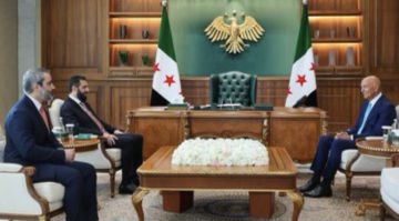 الشرع يلتقي المبعوث الأمريكي الخاص لسوريا في دمشق
