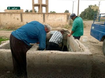 صيانة وتأهيل لقنوات الري في القطاع الثالث بدير الزور صيانة وتأهيل لقنوات الري في القطاع الثالث بدير الزور