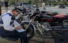 حجز دراجات نارية مخالفة في مدينة الميادين