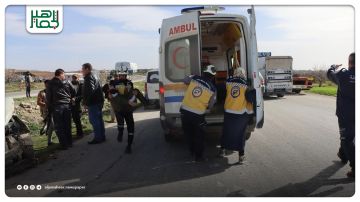 الدفاع المدني: أصيب 11 مدنيا بينهم طفل وامرأتان جراء حادث سير وقع على الأوتوستراد الدولي قرب مدينة خان شيخون اليوم الأحد 8 شباط