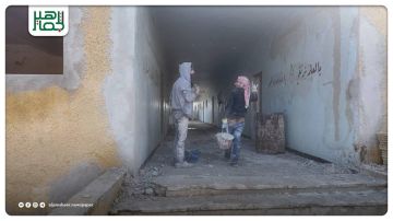 باشرت إدارة منطقة سمعان الشمالية، بإشراف مديرية التربية في حلب، تنفيذ أعمال ترميم المدرسة الابتدائية الجنوبية في بلدة قبتان الجبل بريف حلب الغربي، بدعم من منظمة فؤادي. باشرت إدارة منطقة سمعان الشمالية، بإشراف مديرية التربية في حلب، تنفيذ أعمال ترميم المدرسة الابتدائية الجنوبية في بلدة قبتان الجبل بريف حلب الغربي، بدعم من منظمة فؤادي.