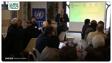 ورشة عمل لصياغة مخرجات خطة التعافي المبكر لأحياء قطاع باب النيرب