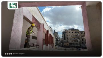 استمرار أعمال تأهيل المدارس المتضررة في حلب لتوفير بيئة تعليمية آمنة