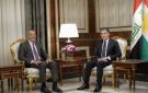 رئيس إقليم كردستان العراق يستقبل المبعوث الأمريكي الخاص لسوريا في بغداد - sy