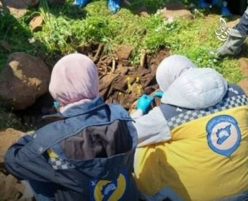 العثور على مقبرة تضم رفات شخصين بريف حمص