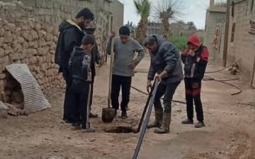 ورش مجلس مدينة دير الزور تنفذ أعمال صيانة في ريف المحافظة ورش مجلس مدينة دير الزور تنفذ أعمال صيانة في ريف المحافظة