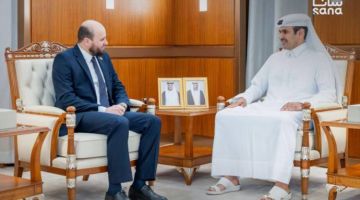 وزير الطاقة يبحث في الدوحة دعم قطاع النفط والغاز ومشاريع إعادة الإعمار وزير الطاقة يبحث في الدوحة دعم قطاع النفط والغاز ومشاريع إعادة الإعمار