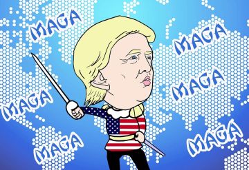 نصفها عربية.. مجلة تايم تنشر غلافا لقبعات ترامب وعليها أسماء 8 دول هاجمتها الولايات المتحدة (صور)