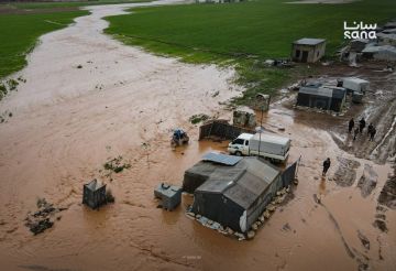 الفيضانات تعم شمال سوريا والأطفال أول ضحاياها الفيضانات تعم شمال سوريا والأطفال أول ضحاياها