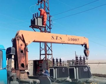 تركيب محولات كهربائية جديدة بريف دير الزور الغربي