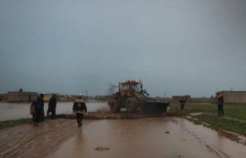 فيضانات الحسكة: إخلاء أكثر من 120 عائلة وتضرر مئات المنازل