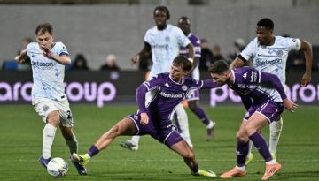انتر ميلان يتعثر أمام فيورنتينا وروما يعود الى الانتصارات بالدوري الايطالي
