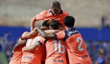 برشلونة يستغل سقوط الريال ويدنو من لقب الدوري الاسباني بثنائية بشباك خيتافي