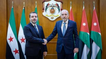 الشيباني يبحث مع نظيره الأردني في عمان قضايا مشتركة والعلاقات بين البلدين الشيباني يبحث مع نظيره الأردني في عمان قضايا مشتركة والعلاقات بين البلدين