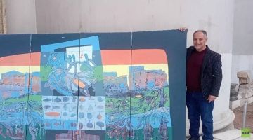 في العلاقة بين الحرف واللون.. فنان سوري يحرر الحرف من صمته ويعيد تشكيل الذاكرة بصريا