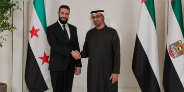 الرئيس الشرع يصل الإمارات قادما من قطر