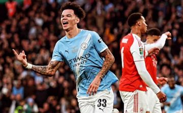 مانشستر سيتي يتوج بكأس رابطة الاندية الانكليزية بثنائية نظيفة على حساب ارسنال