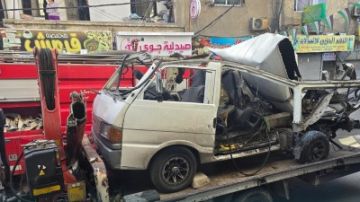 إصابة 5 مدنيين جراء انفجار حافلة في حي الورود بدمشق