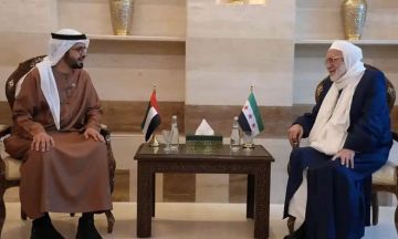الإعلام الإماراتي الرسمي : الإمارات وسوريا تبحثان توحيد الجهود لاصدار فتاوى تواكب العصر وتعزز تماسك المجتمع