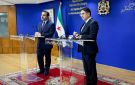 الشيباني يلتقي نظيره المغربي بالرباط... الاعلان عن فتح سفارتي سوريا والمغرب