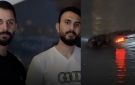 شجاعة شابين سوريين تنقذ شابا من موت محقق في الشارقة ( فيديو )