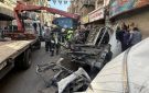 دمشق: إصابة خمسة مدنيين جراء انفجار حافلة في حي الورود