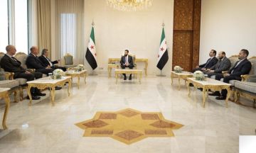 الشرع يبحث مع شركتين دوليتين تطوير حقول الغاز وتعزيز إنتاج الطاقة في سوريا الشرع يبحث مع شركتين دوليتين تطوير حقول الغاز وتعزيز إنتاج الطاقة في سوريا